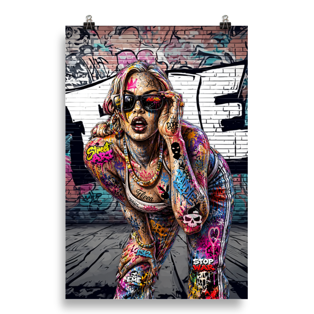 POSTER STREET GIRL